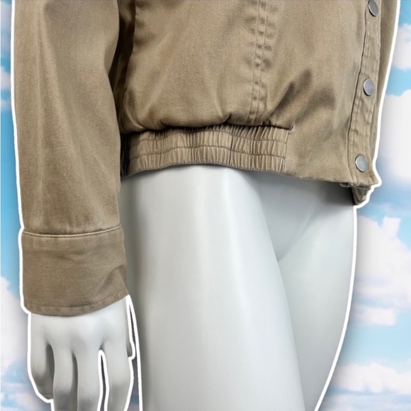 PENDLETON Malin Snap Front Barn Coat Jacket Tencel Khaki Utility Cargo Surplus - Picture 7 of 14